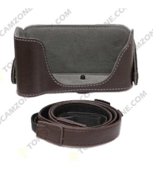 Leather Case With Strap 